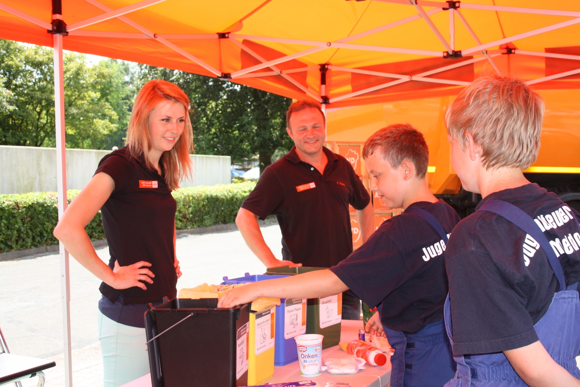 Gut besuchter AWD-Stand.
