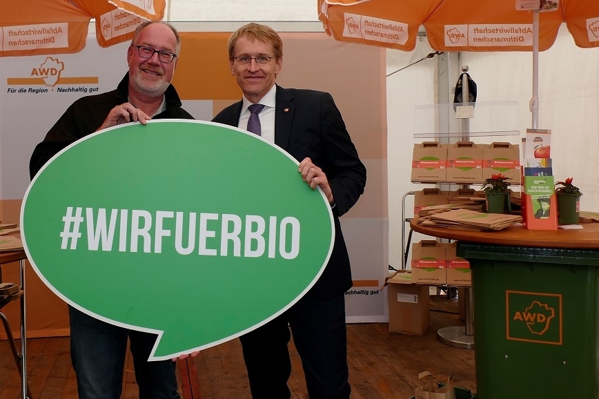 Ministerpräsident Daniel Günther unterstützt die Kampagne #wirfuerbio. Ministerpräsident Daniel Günther unterstützt #wirfürbio