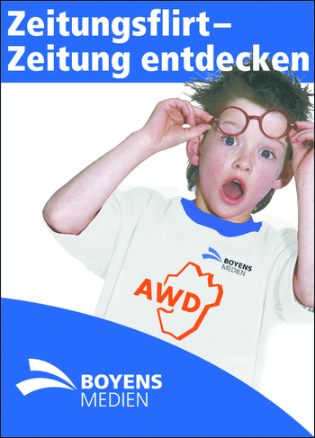 Schlüsselmotiv für das Projekt Zeitungsflirt.