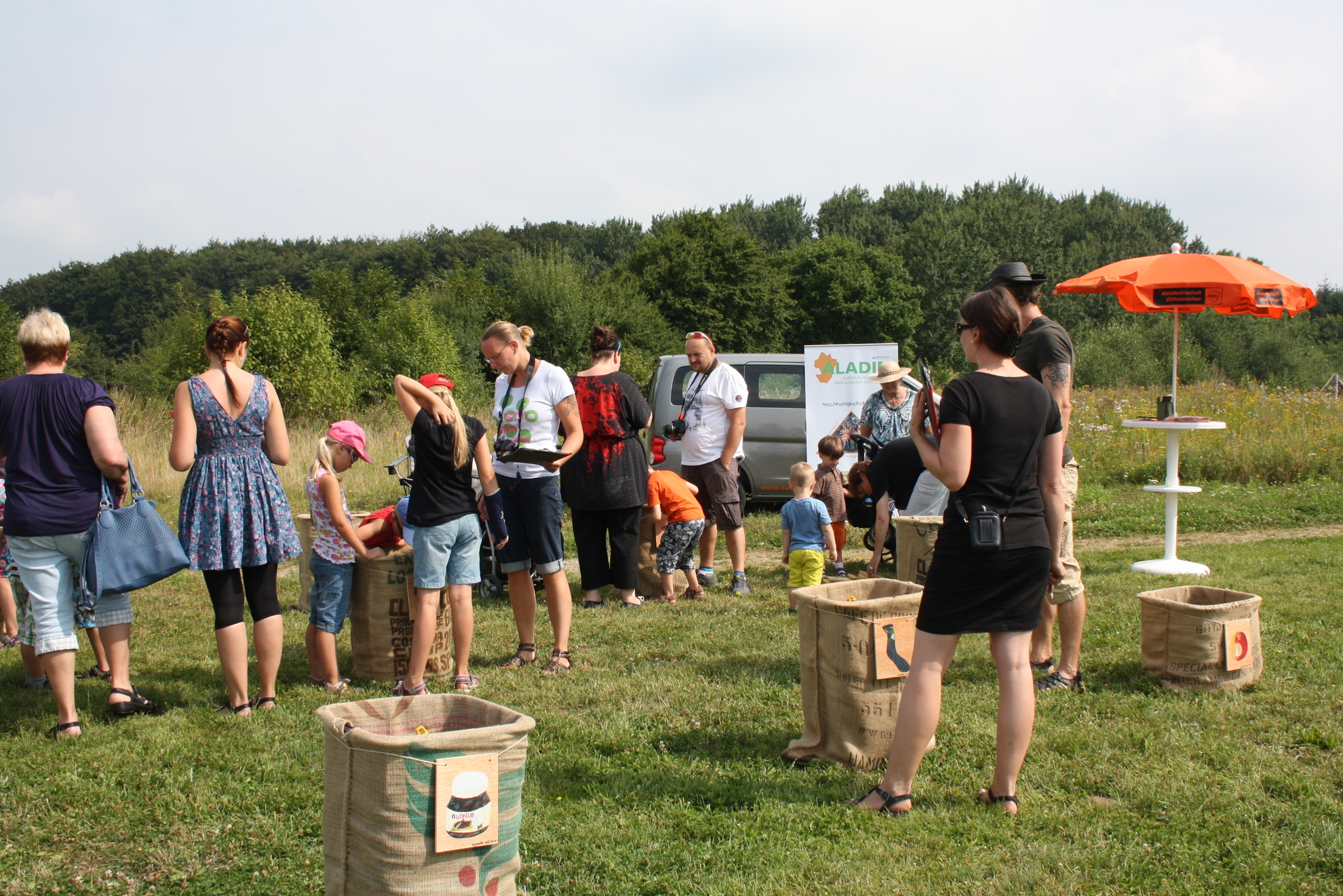 AWD Stand bei der Steinzeitmeile in Albersdorf.