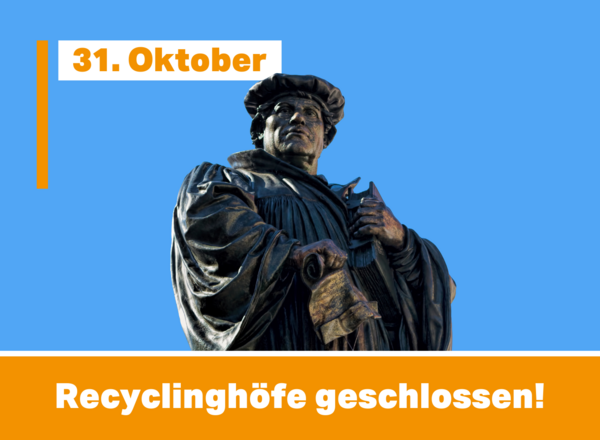 Statue von MArtin Luther als Symbolbild für den Reformationstag