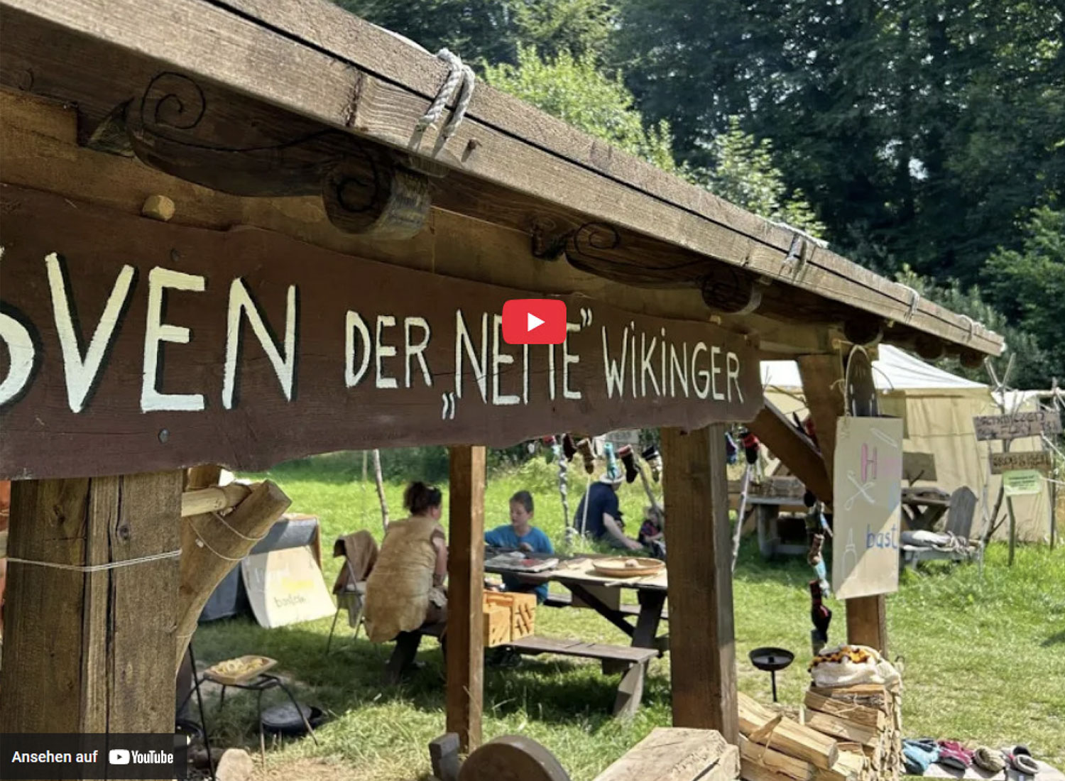 Motiv Steinzeitmeile mit YouTube-Logo